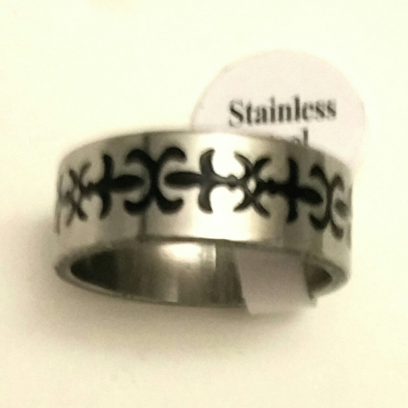 Men's Ring, Silver w/ Custom Design - Picture 4 of 4